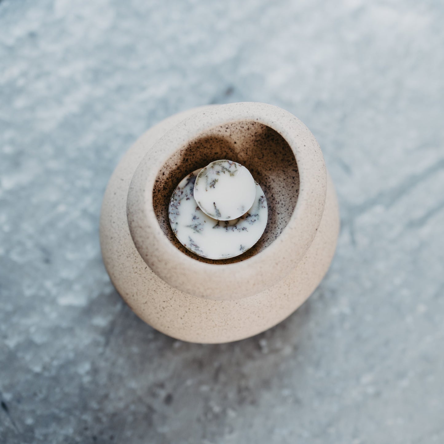 Heather scented wax rounds