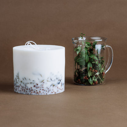 Forest berries large 3-wick pillar candle