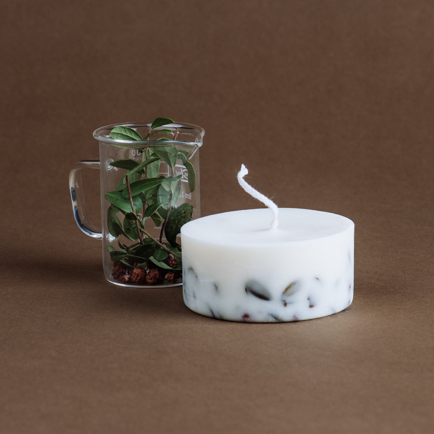 Forest berries mini pillar candle