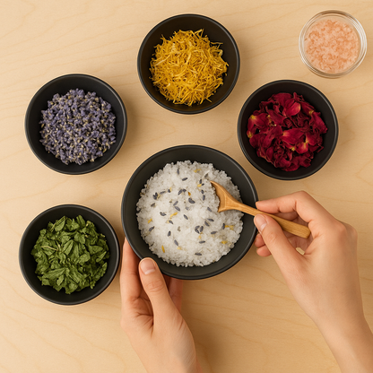 Body scrub & bath salt workshop 45min