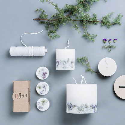 Juniper & limonium scented wax rounds