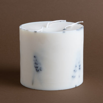 Lavender large 3-wick pillar candle