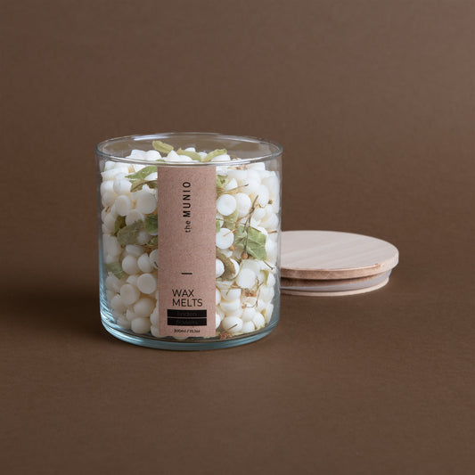 Linden flowers wax melts in glass votive