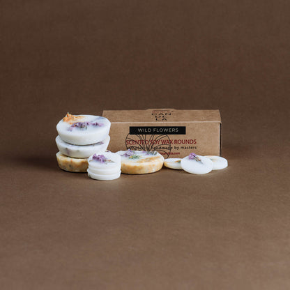 Wild flowers scented wax rounds