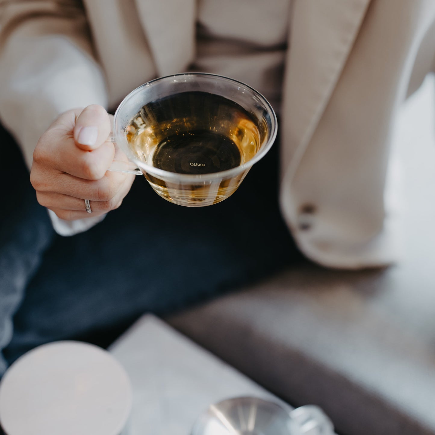 Herbal tea with lavender