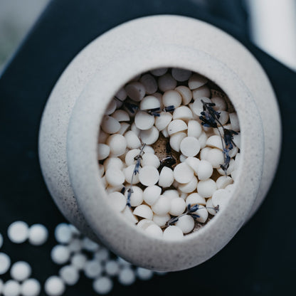 Beige ceramic wax warmer