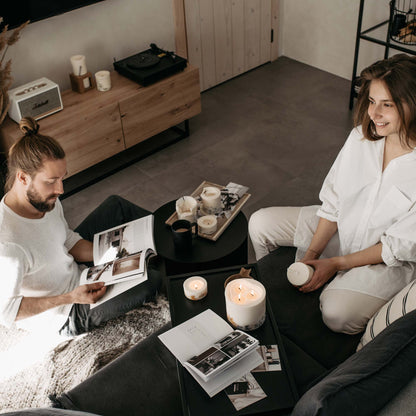 Wild flowers large 3-wick pillar candle