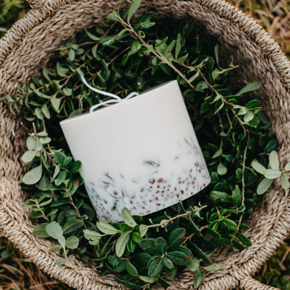 Forest berries large 3-wick pillar candle