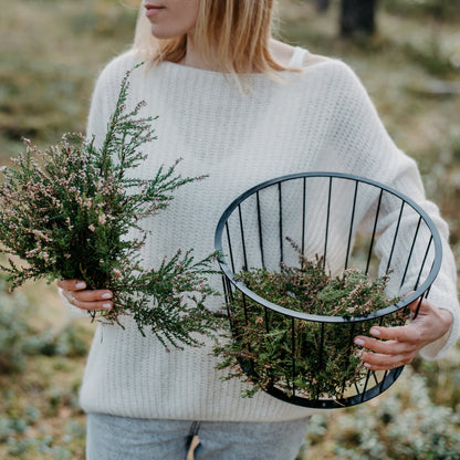 Heather organic hand lotion in 200ml black bottle
