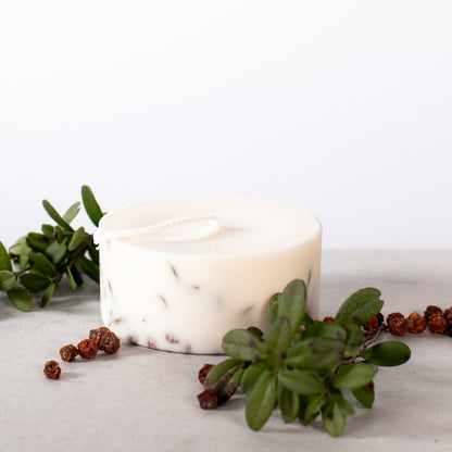 Forest berries mini pillar candle